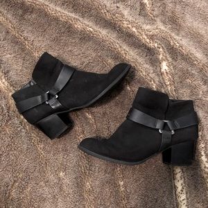Target Brand Faux-Suede Moto Booties